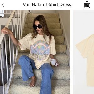 UO van halen tee dress NWT